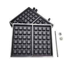 Krampouz Brussels Waffle Cast Iron Plate Kit 4x6 Krampouz Brussels Waffle Cast Iron Plate Kit 4x6